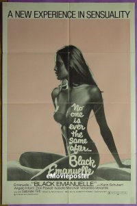 #677 BLACK EMANUELLE 1sh '75 Laura Gemser 