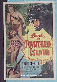 BOMBA ON PANTHER ISLAND 1sheet