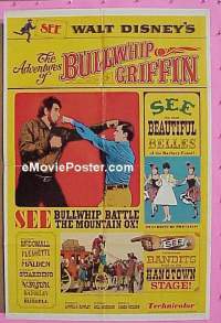 #308 THE ADVENTURES OF BULLWHIP GRIFFIN 1sh 