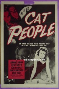 #0346 CAT PEOPLE 1sh R57 Simon