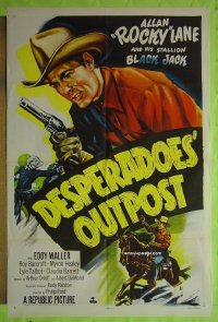 #317 DESPERADOES' OUTPOST 1sh '52'Rocky' Lane 