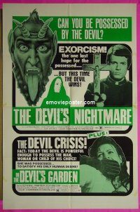 DEVIL'S NIGHTMARE ('71)/IN THE DEVIL'S GARDEN 1sheet