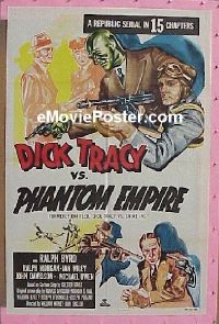 #137 DICK TRACY VS PHANTOM EMPIRE 1sh R52 