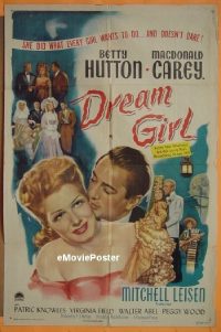 #222 DREAM GIRL 1sh '48 Hutton, Carey 