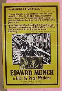 #511 EDVARD MUNCH 1sh '74 The Scream! 