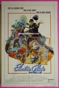 r568 ELECTRA GLIDE IN BLUE style B one-sheet movie poster 73 Robert Blake