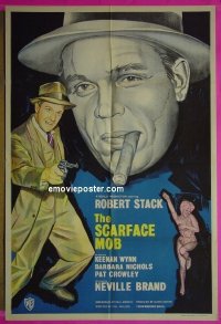 #9709 SCARFACE MOB English 1sh62 Robert Stack 