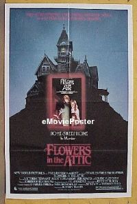 f441 FLOWERS IN THE ATTIC one-sheet movie poster '87 Victoria Tennant