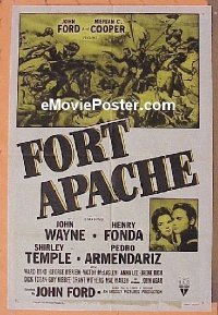 #077 FORT APACHE 1sh R53 John Wayne 