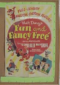 FUN & FANCY FREE 1sheet