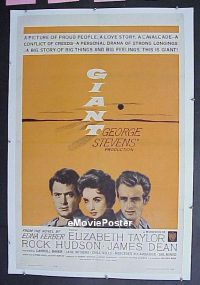 #077 GIANT linen 1sh R63 James Dean 