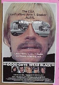 #122 GOOD GUYS WEAR BLACK 1sh '77 Norris 