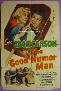 #4622 GOOD HUMOR MAN 1sh '50 Carson, Albright 