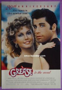 #4781 GREASE 1sh R98 Travolta, Newton-John