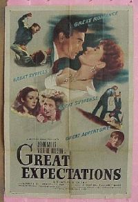 #123 GREAT EXPECTATIONS 1sh '47 Mills, Hobson 