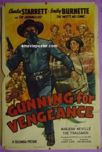 #4660 GUNNING FOR VENGEANCE 1sh '45 Starrett 