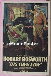 #126 HIS OWN LAW 1sh '20 Bosworth 