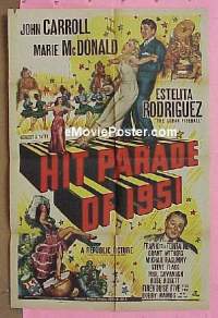 HIT PARADE OF 1951 1sheet