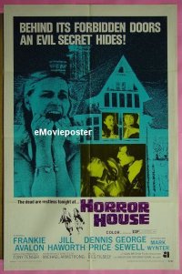 #141 HORROR HOUSE 1sh '70 Avalon, AIP 