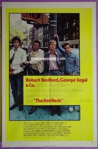 #4726 HOT ROCK 1sh '72 Redford, Segal 