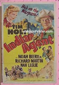 #118 INDIAN AGENT 1sh '48 Tim Holt 