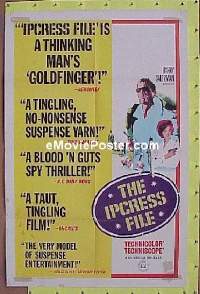 #264 IPCRESS FILE 1sh '65 Michael Caine 