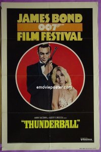 #5547 THUNDERBALL B 1sh '75 Connery as Bond 