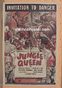 #276 JUNGLE QUEEN 1sh '45 chapter #1 serial 