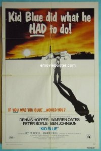 P960 KID BLUE one-sheet movie poster '73 Dennis Hopper, Oates
