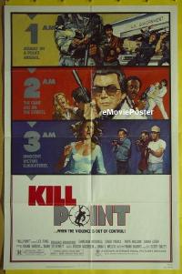 P967 KILLPOINT one-sheet movie poster '84 Richard Roundtree