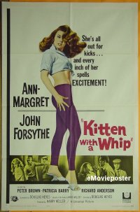 #365 KITTEN WITH A WHIP 1sh '64 Ann Margret 