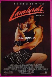 #2583 LAMBADA advance 1sh '90 J. Eddie Peck 