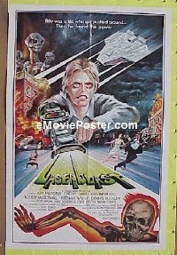 P998 LASERBLAST one-sheet movie poster '78 sci-fi