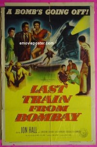 #4872 LAST TRAIN FROM BOMBAY 1sh '52 Berest 