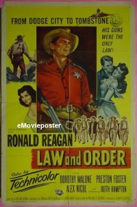 #363 LAW & ORDER 1sh '53 