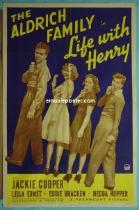 #4894 LIFE WITH HENRY 1sh '40 Jackie Cooper 