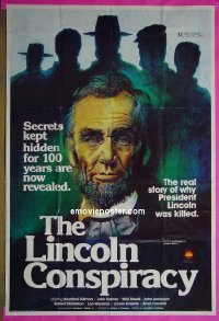 Q045 LINCOLN CONSPIRACY one-sheet movie poster '77 secrets revealed!