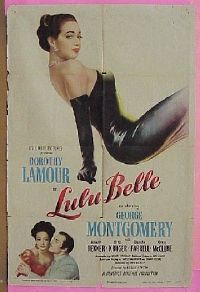 #371 LULU BELLE 1sh '48 sexy Lamour 