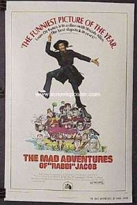 MAD ADVENTURES OF RABBI JACOB linen 1sheet