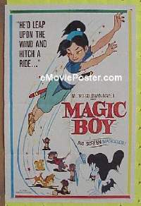 #081 MAGIC BOY 1sh '60 animated adventure! 