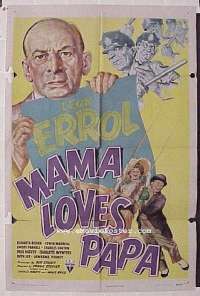 MAMA LOVES PAPA ('45) 1sheet