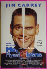 #2629 ME, MYSELF & IRENE DS adv 1sh 00 Carrey 