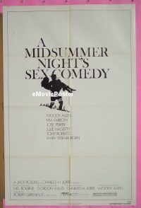 #172 MIDSUMMER NIGHT'S SEX COMEDY 1sh 82Allen 