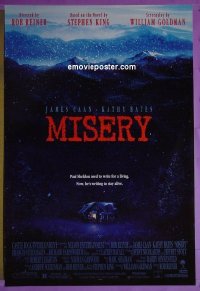 #2643 MISERY 1sh '90 Stephen King 