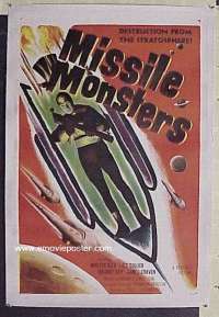 #044 MISSILE MONSTERS linen 1sh 58 Reed 