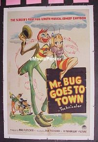 #084 MR BUG GOES TO TOWN linen 1sh '41 