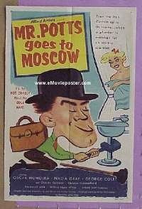 #177 MR POTTS GOES TO MOSCOW 1sh '53 Cold War 