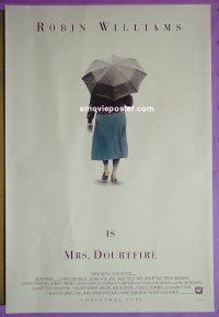 #214 MRS. DOUBTFIRE 2-sided adv 1sh '93