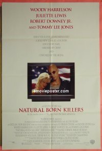 Q219 NATURAL BORN KILLERS DS one-sheet movie poster '94 Oliver Stone