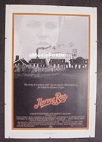 #118 NORMA RAE linen 1sh '79 Sally Field 